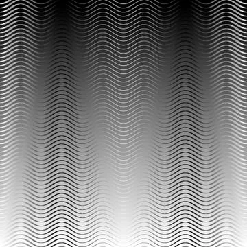 Seamless waves strips pattern Illustrazione stock
