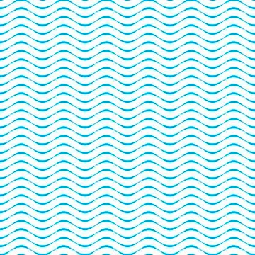 Seamless waves strips pattern Illustrazione stock