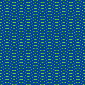 Seamless waves strips pattern Stock Illustration