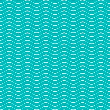 Seamless waves strips pattern Stock Illustration