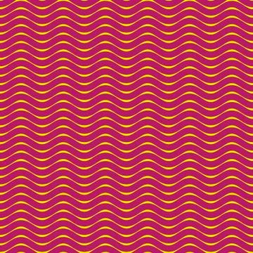 Seamless waves strips pattern Illustrazione stock