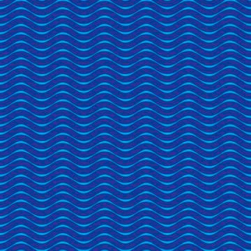 Seamless waves strips pattern Illustrazione stock