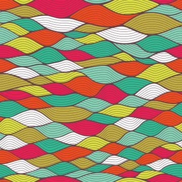 Seamless waves texture,wavy background.copy that square to the side and you'l Stock Illustration