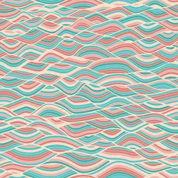 Seamless waves texture,wavy background.copy that square to the side and you'l Stock Illustration