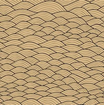 Seamless waves texture,wavy background.copy that square to the side and you'l Stock-Illustration