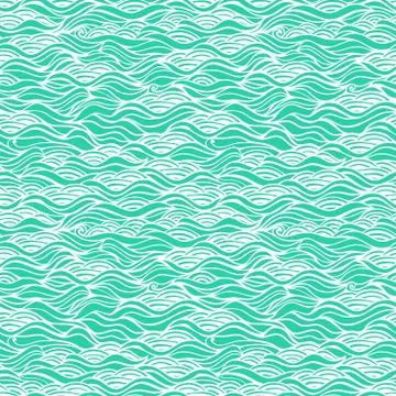 Seamless waves texture,wavy background.copy that square to the side and you'l Stock Illustration