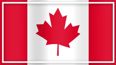 Seamless Waving Canada Flag Grid Background Animation Loop Stock Footage 341557794