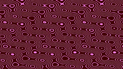 Seamless wavy abstract pattern background, hypnotic modern textile design, .. Stock Footage 337163507