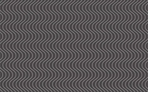 Seamless Wavy Line Pattern Background Dark Gray Abstract Geometric Repeatin.. Illustrazione stock