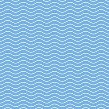 Seamless wavy line pattern Stock Illustration