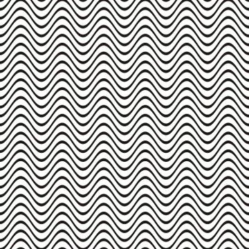 Seamless wavy line pattern Stock-Illustration