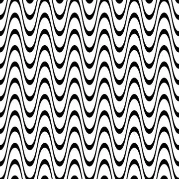 Seamless wavy line pattern Stock-Illustration