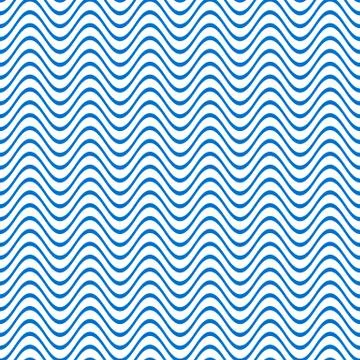 Seamless wavy line pattern Stock Illustration