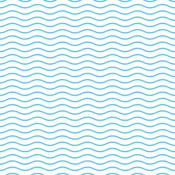 Seamless wavy line pattern Stockillustratie