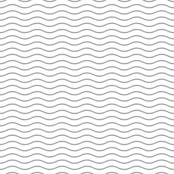 Seamless wavy line pattern Stock Illustration