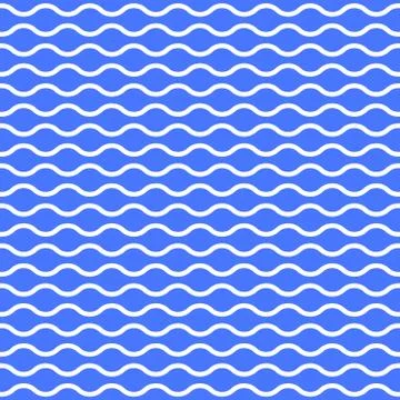 Seamless wavy lines pattern. Abstract background. Vector illustration. 스톡 일러스트