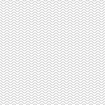 Seamless wavy lines pattern. Stock Illustration