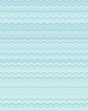 Seamless wavy lines simple pattern Stock Illustration