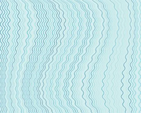 Seamless wavy lines simple pattern Stock Illustration