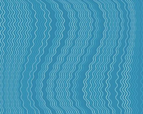 Seamless wavy lines simple pattern Stock Illustration