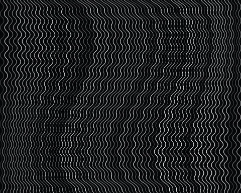 Seamless wavy lines simple pattern Stock Illustration