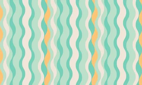 Seamless wavy pastel pattern.  Perfect for backgrounds, textiles, or website  Stock Illustration