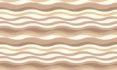 Seamless wavy pattern in calming earth tones.  Perfect for backgrounds, texti Stockillustratie
