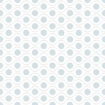 Seamless wavy pattern with dots. Иллюстрация