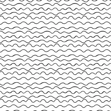 Seamless wavy pattern Stock Illustration