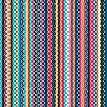 Seamless wavy stripes pattern with stripes of pastel colors. Vector repeating Stock Illustration