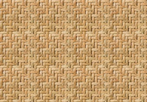 Seamless weave dry bamboo pattern Stock Photos