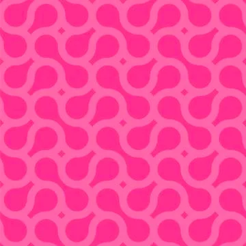 Seamless weave geometric pattern with creative shapes. Pink endless background 스톡 일러스트