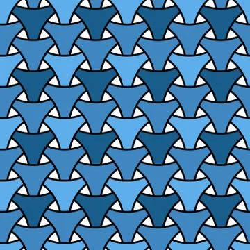 Seamless weaving triangle squama surface pattern Stock Illustration