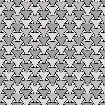 Seamless weaving triangle squama surface pattern Stock Illustration