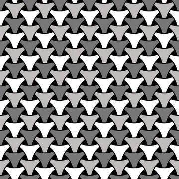 Seamless weaving triangle squama surface pattern Stock Illustration
