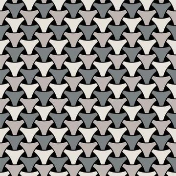 Seamless weaving triangle squama surface pattern Stock Illustration