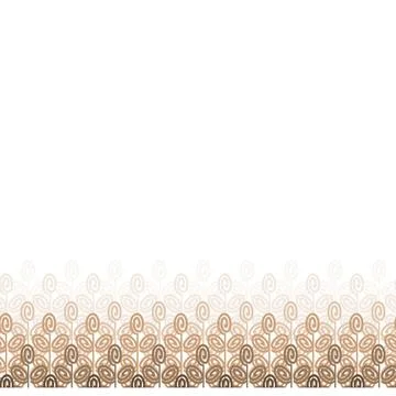 Seamless wheat or barley background isolated vector. Doodle hand drawn イラスト素材
