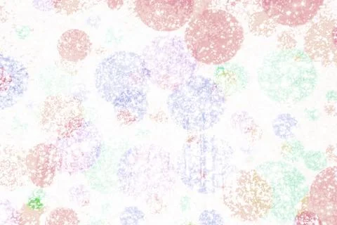 Seamless whimsical texture with colored circle pattern for background. Foto stock