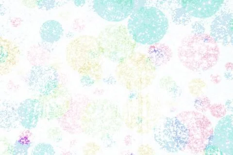 Seamless whimsical texture with colored circle pattern for background. Foto stock