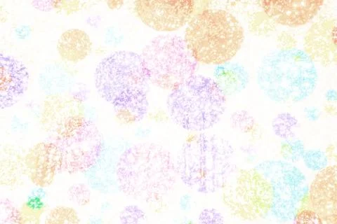 Seamless whimsical texture with colored circle pattern for background. Foto stock