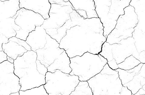 Seamless White cracked background texture, light background with dark scratch 库存照片