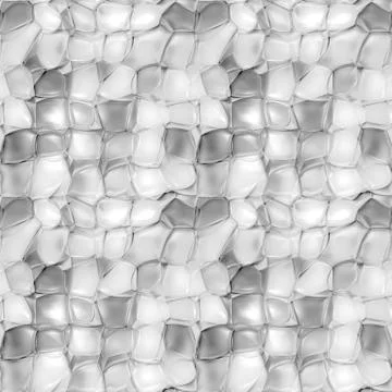 Seamless White Honeycomb Texture Stock Illustration