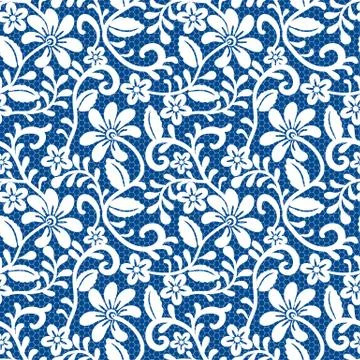 Seamless white lace Illustrazione stock