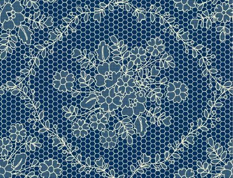 Seamless white lace Stock Illustration
