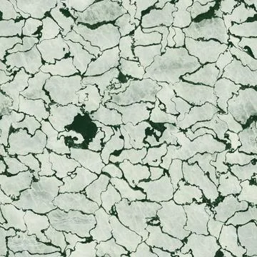Seamless White Marble Texture with Dark Green Veining Stock Photos