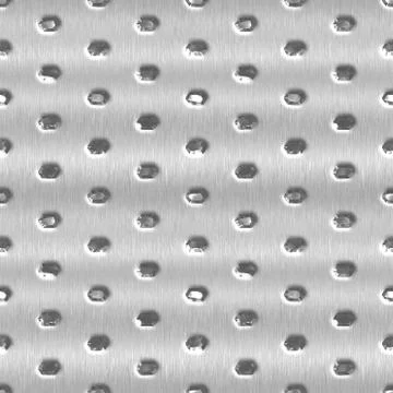 Seamless White Metal Rivet Texture Stock Illustration