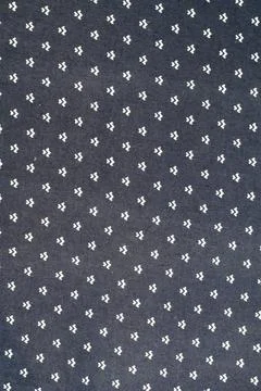 Seamless White Pattern on Dark Blue Fabric Texture Stock Illustration