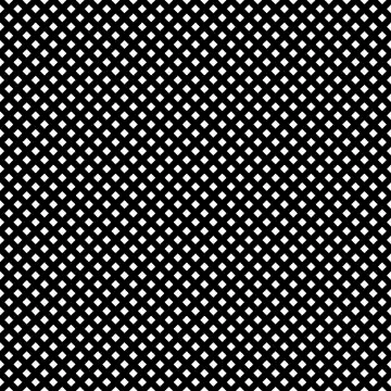 Seamless white small square boxes on black background Illustrazione stock