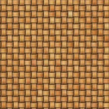 Seamless wicker texture Illustrazione stock