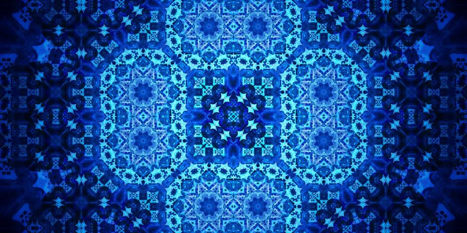 Seamless wide patterns. Art texture is symmetrical Stock Photos